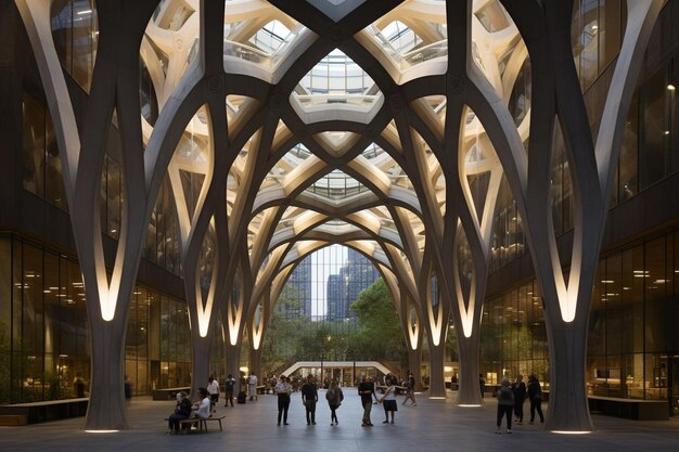 Vibrant cityscape with historic architecture